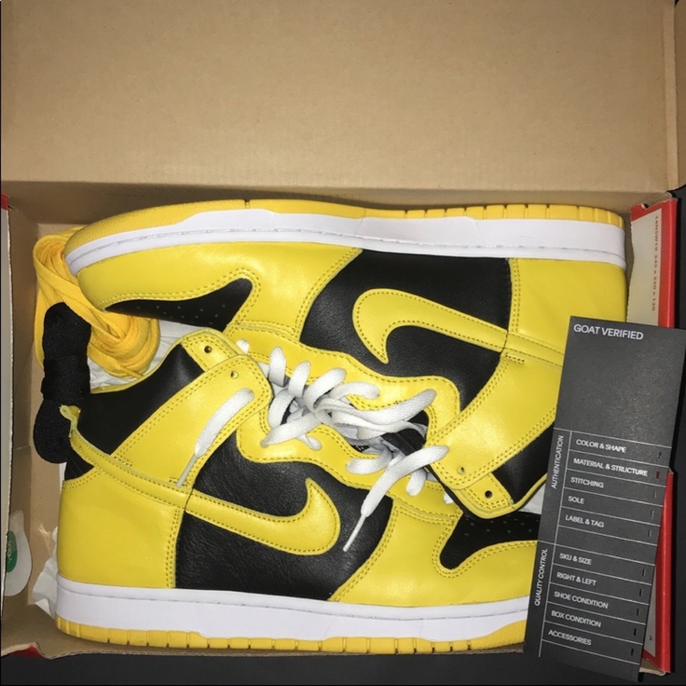 Nike Dunk Iowa with GOAT Verification
